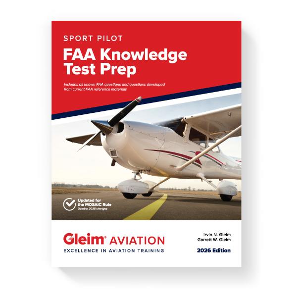 Sport Pilot FAA Test Prep Book by Gleim