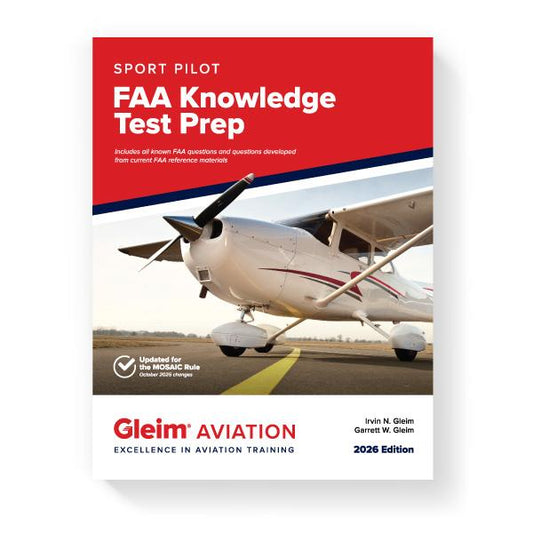 Sport Pilot FAA Test Prep Book by Gleim