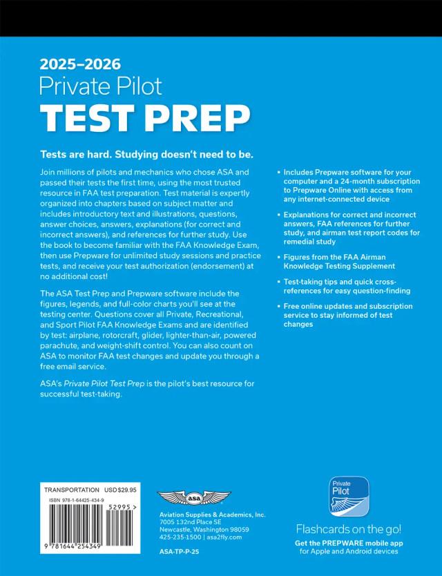 Private Pilot Test prep by ASA