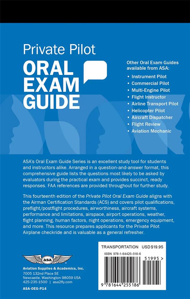 Private Pilot Oral exam guide by ASA